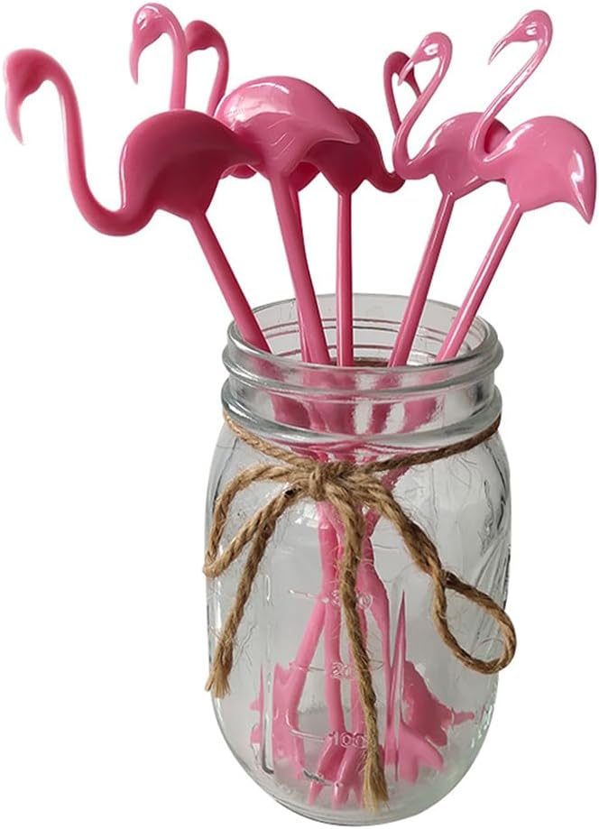 6 Pcs Cocktail Swizzle Sticks, Decorative Cocktail Stirrers - Image 8