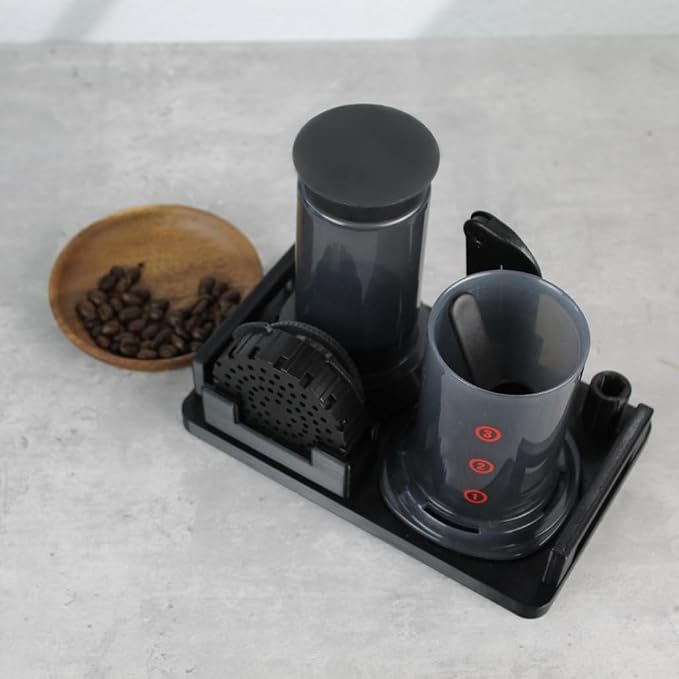 ModernSilicone Coffee Appliance Holder Display Rack Espresso Machine Shelf - Image 7