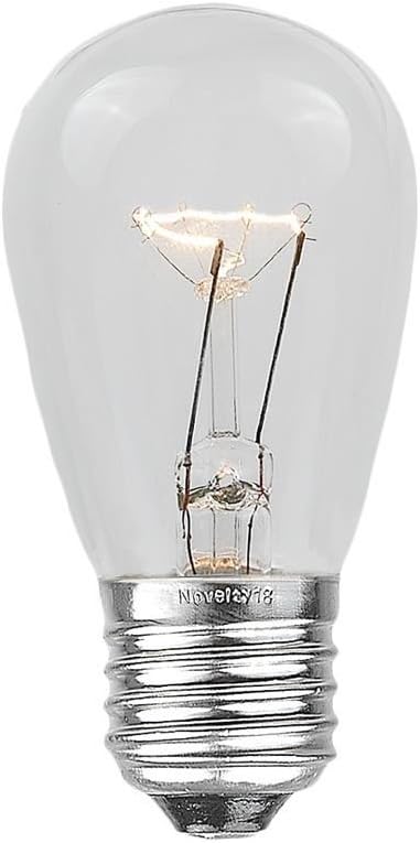 Novelty Lights 100 Feet, 50 Suspended E26 Sockets, S14 String Light Set - Image 3