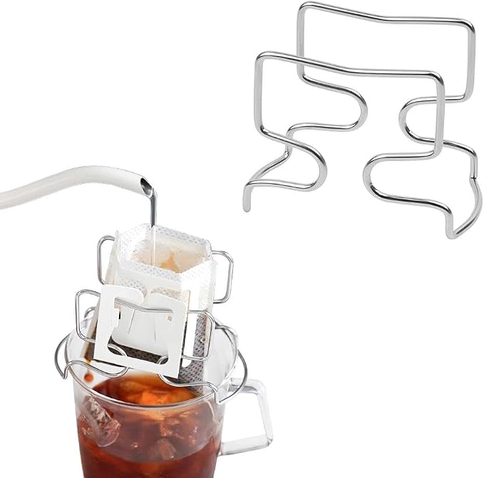 watchget Hanging Ear Drip Coffee Bag Stand Portable Coffee Filter Paper Bag by watchget