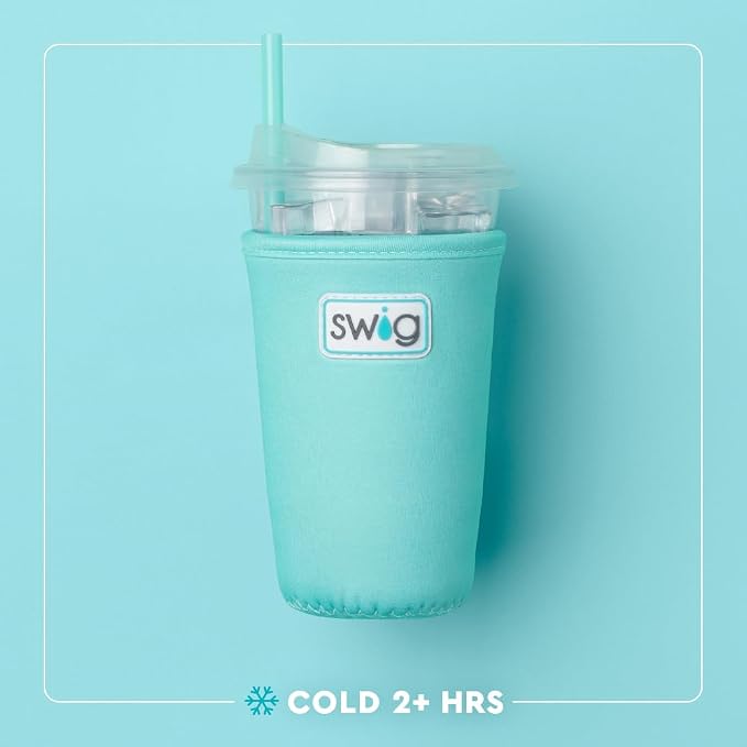 Swig Life Medium Iced Cup Coolie, Standard 22oz Iced Coffee Cup Insulator Sleeve - Image 4