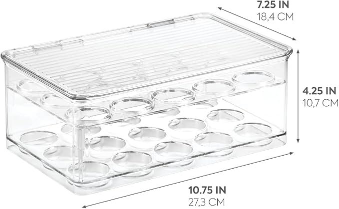 iDesign 2-Tier Coffee Pod Holder Lidded Bin, Plastic Pantry and Kitchen Storage - Image 2