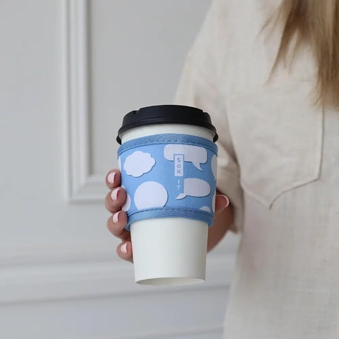 Sok It HotSok Coffee & Tea Reusable Insulated Neoprene Cup Sleeve - Image 2