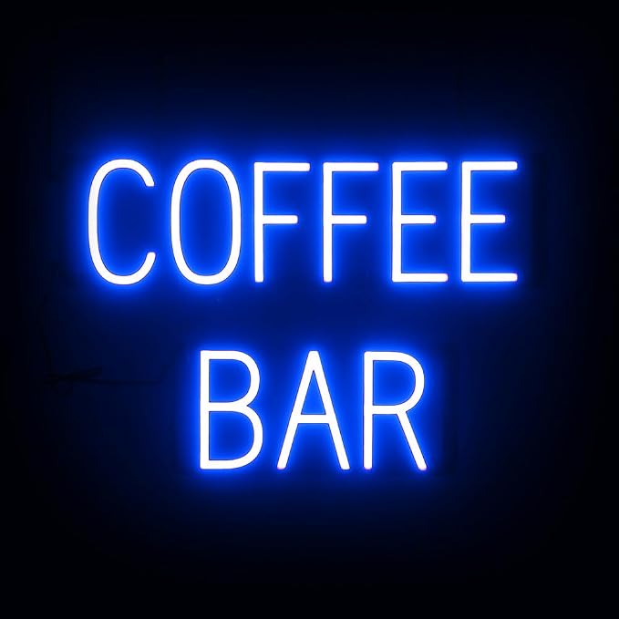 SpellBrite COFFEE BAR Sign | Coffee Drink-Related Sign by SpellBrite