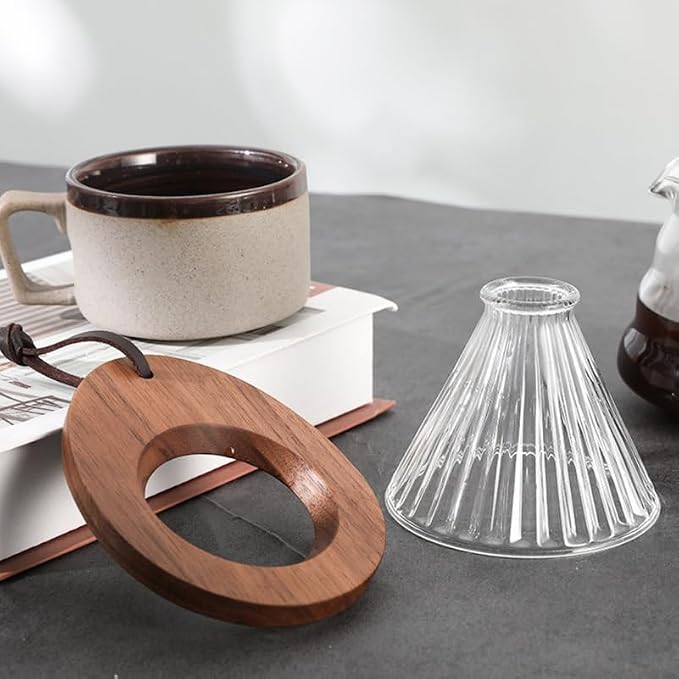 IMIKEYA Wooden Coffee Dripper Stand Coffee Maker Stand | Coffee Dripper Stand - Image 5
