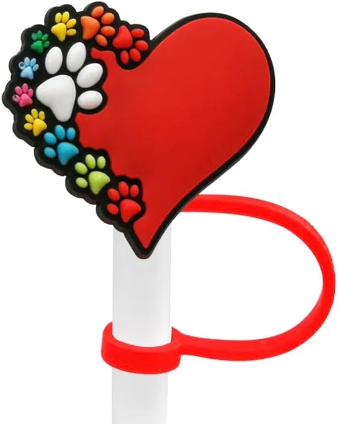 6 Pack 8mm Cute Fun Straw Toppers - Image 4