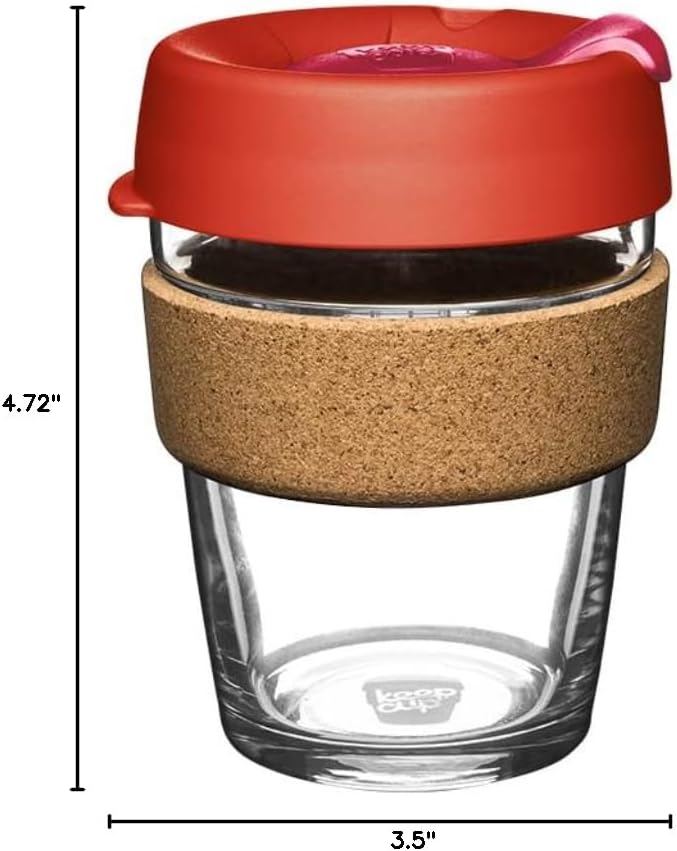 KeepCup Brew Cork, Reusable Glass Tumbler - Image 7