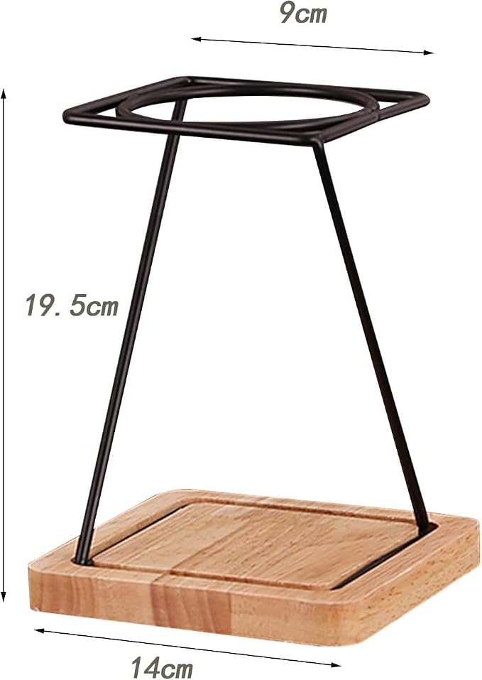 Pour over Stands Coffee Station Wood Coffee Drink Maker Drip Coffee Stand - Image 5