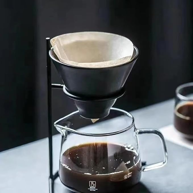 1 Piece Coffee Dripper Stand Spiral Pour Over Coffee Stand Holder Metal Coffee - Image 3