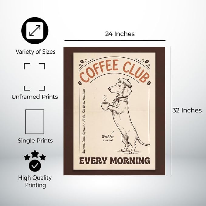 Lawrence Williams Designs Coffee Club Poster - Image 2
