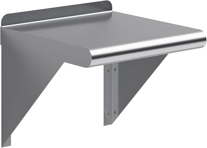 AmGood 12 in. x 12 in. Stainless Steel Wall Shelf | NSF | Metal Shelving | by AmGood
