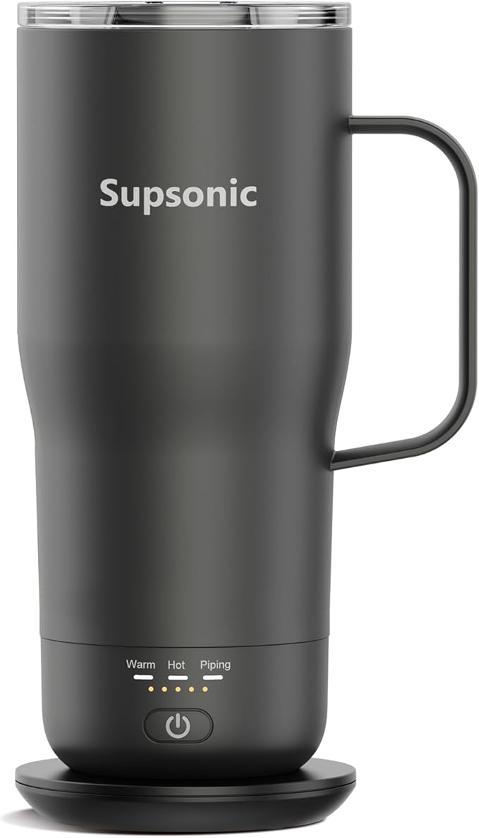 Supsonic - Smart Heated Coffee Mug, 20oz Rechargeable Self Heating Mug by Supsonic