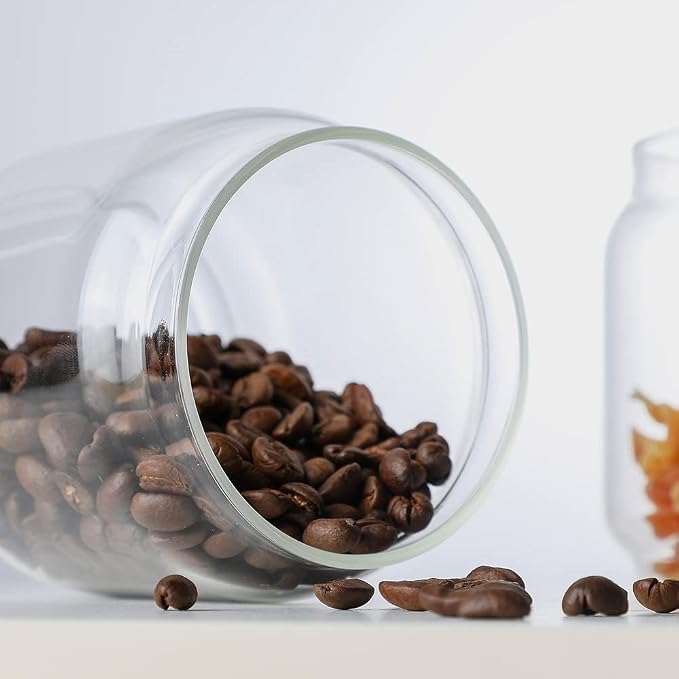 Glass Jar with Lid, Airtight Food Storage Containers Glass Set - Image 3