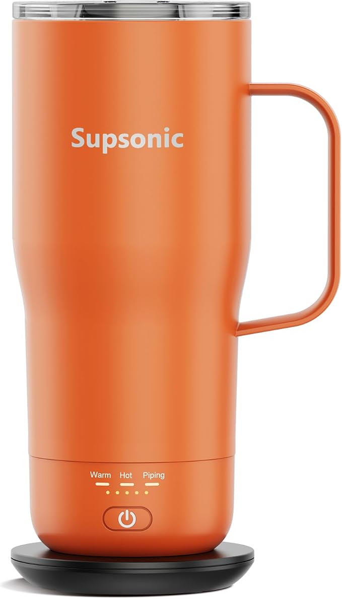 Supsonic - Smart Heated Coffee Mug, 20oz Rechargeable Self Heating Mug by Supsonic