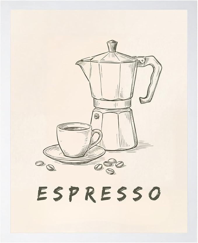 Lawrence Williams Designs Espresso Coffee Poster by LawrenceWilliamsDesigns