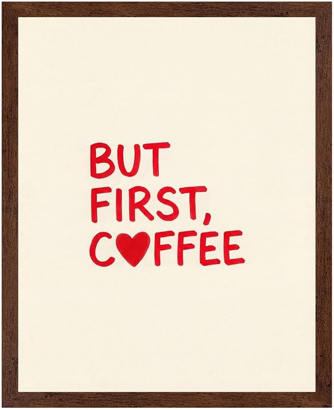 Lawrence Williams Designs But First Coffee Poster by LawrenceWilliamsDesigns