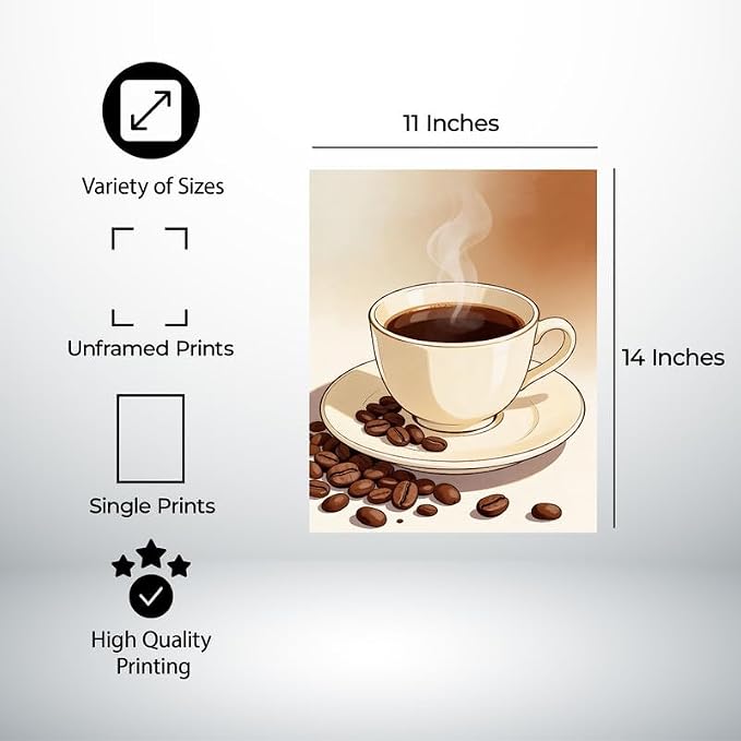 Lawrence Williams Designs Hot Coffee Cup Poster - Image 2