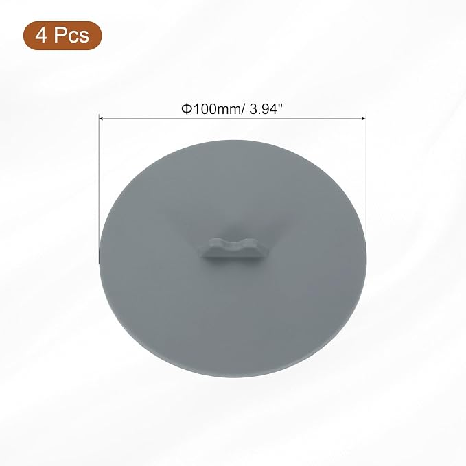 uxcell Silicone Cup Lids, Reusable Anti-Dust Tight Seal Silicone Mugs Cover - Image 2