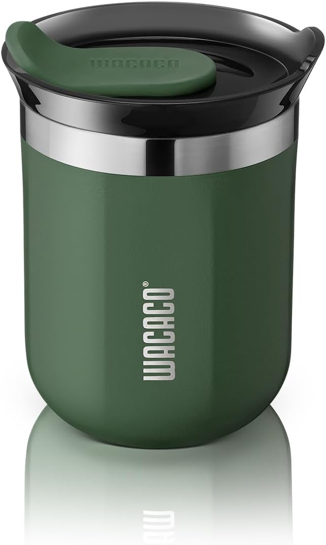 WACACO Octaroma Classico Vacuum Insulated Coffee Mug, Double-wall Stainless by WACACO