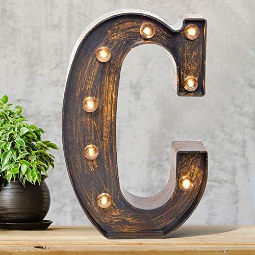 Pooqla Vintage Light Up Marquee Letters - Image 8