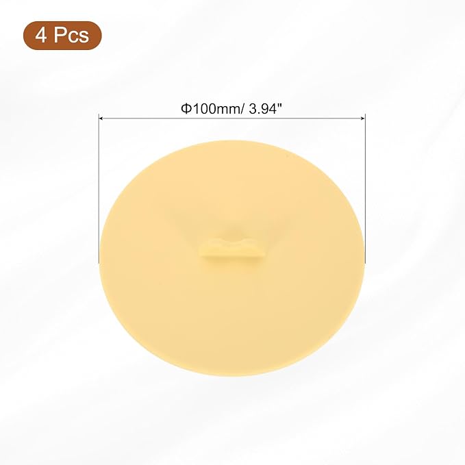 uxcell Silicone Cup Lids, Reusable Anti-Dust Tight Seal Silicone Mugs Cover - Image 2