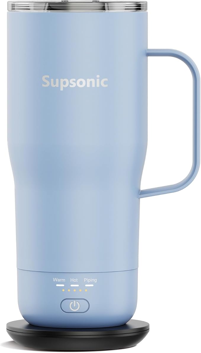 Supsonic - Smart Heated Coffee Mug, 20oz Rechargeable Self Heating Mug by Supsonic
