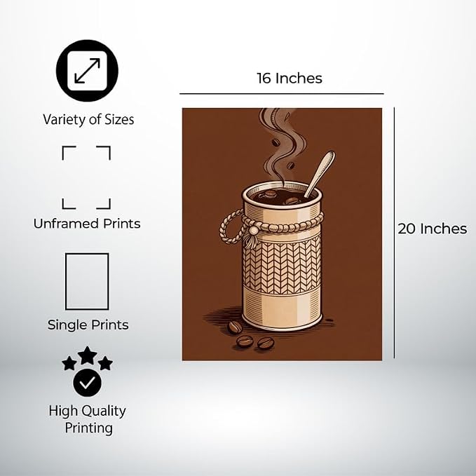Lawrence Williams Designs Rustic Coffee Mug Poster - Image 2