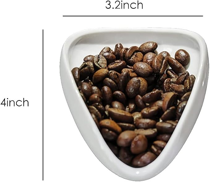 2pcs Ceramic Coffee Scoops Coffee Bean Weighing Bowls Coffee Powder Spoon - Image 2