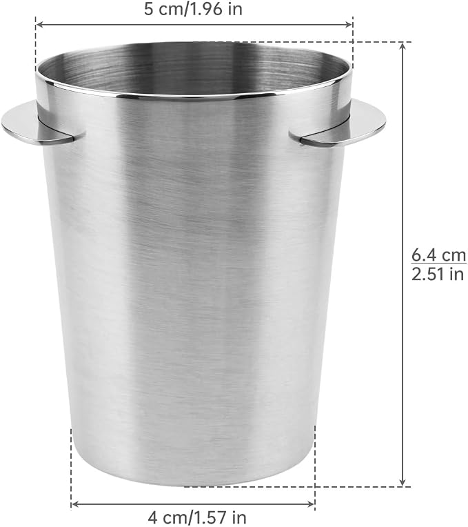 Coffee Dosing Cup 51mm, Espresso Coffee Dosing Cup, Stainless Steel Dosing Cup - Image 4