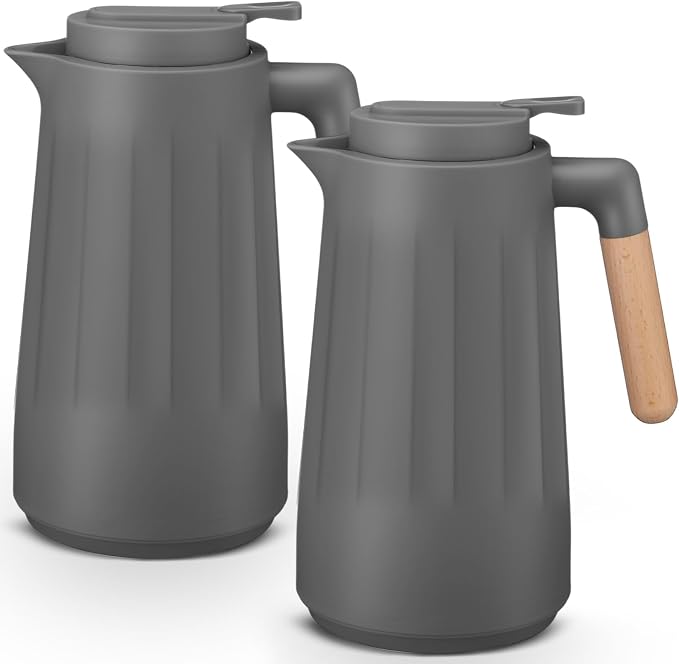 Ziliny 2 Pcs 34 oz Thermal Coffee Carafe by Ziliny