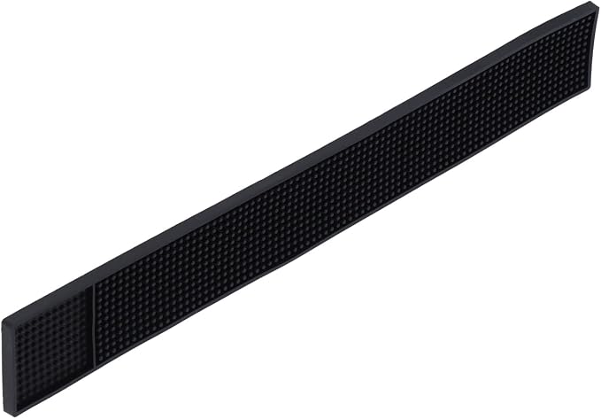 Rectangular Bar Mat Non Slip Glass Drip Mat Rubber Placemat - Image 2