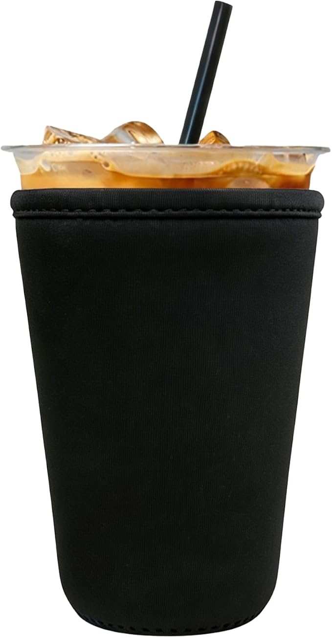 Reusable Insulated Neoprene Iced Coffee Sleeves by Fvryog