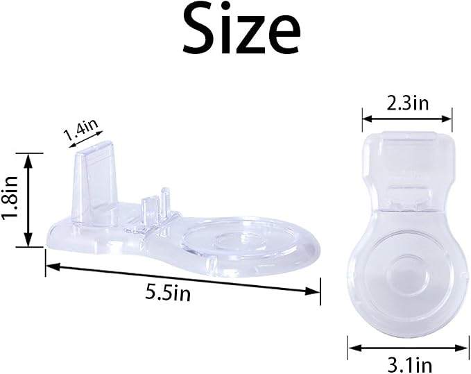 Artliving Clear Teacups and Saucer Display Easel Stand Holder - Image 2