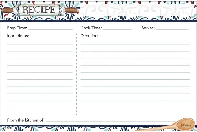 Lang, Love to Cook 4X6 Recipe Cards - Image 2