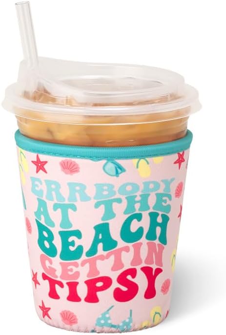 Swig Life Small Iced Cup Coolie, Standard 22oz Iced Coffee Cup Insulator Sleeve by SwigLife
