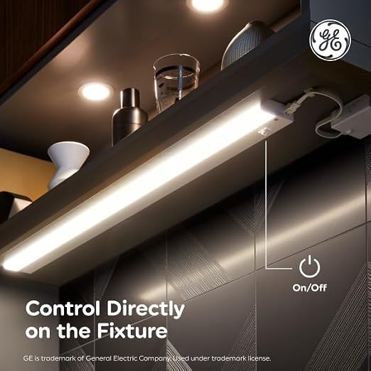 GE LED HD+ Undercabinet Light Fixture, Linkable Integrated Slim Profile Fixture - Image 4
