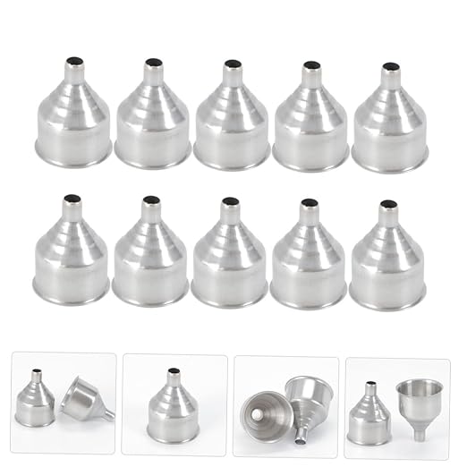 10Pcs Stainless Steel Kitchen Funnels - Image 7