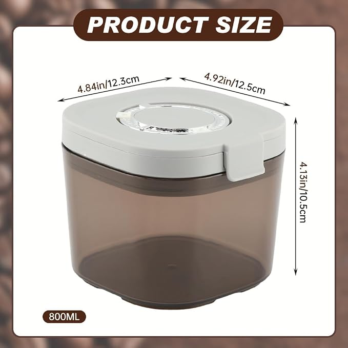 Airtight Coffee Canister, Coffee and Dry Food Storage Container - Image 2