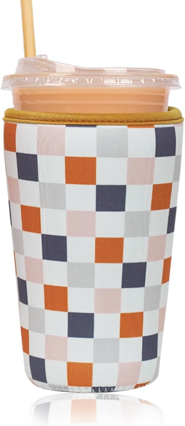Reusable Insulated Sleeve for Iced Coffee Cup, Coffee Neoprene Sleeve for Cold by Unknown