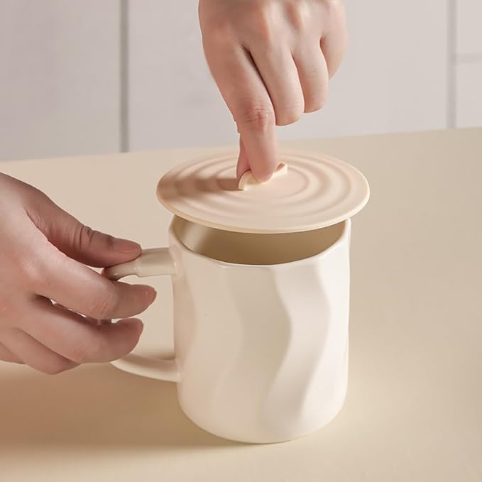 3pcs Silicone Cup Covers Mug Lid Outdoor Drink Cover Cups Dust Cover Hot Cup - Image 4