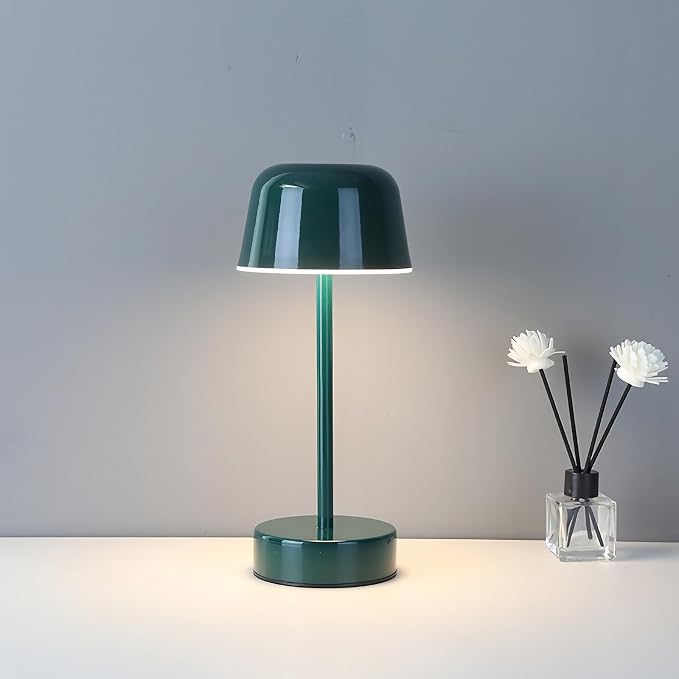 Rechargeable Table Lamp Cordless, Portable Mushroom Table Lamp - Image 3