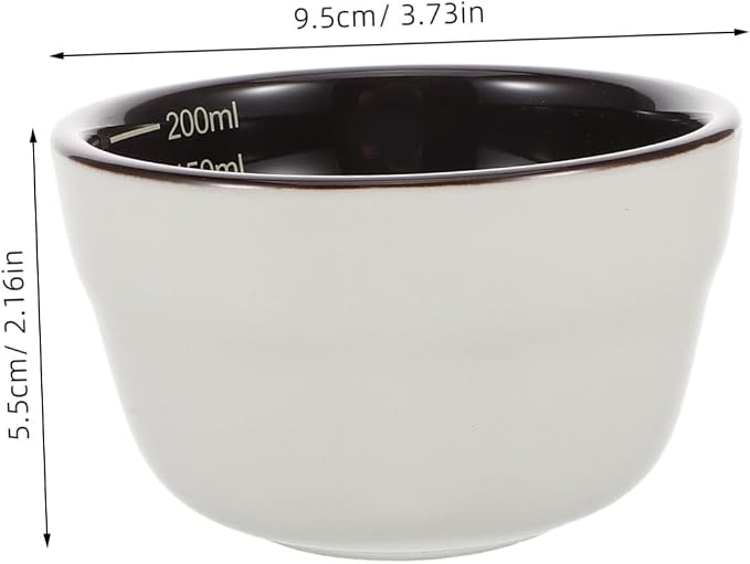 STOBOK Coffee Bean Dosage Cup Espresso Grounds Measure Scoop Cupping Dish - Image 2