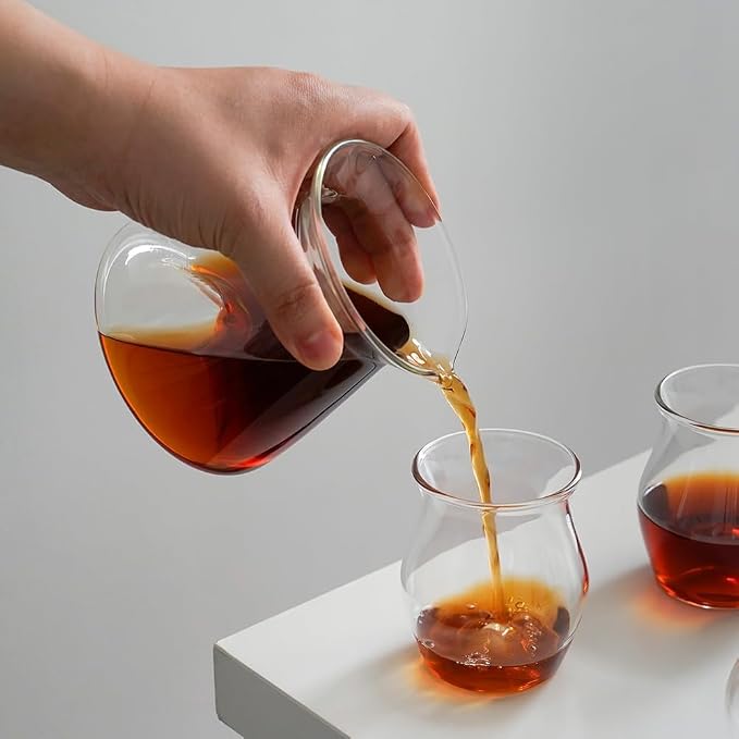 watchget 300ml Coffee Server Glass Coffee Carafe Pour Over Coffee Server Heat - Image 6