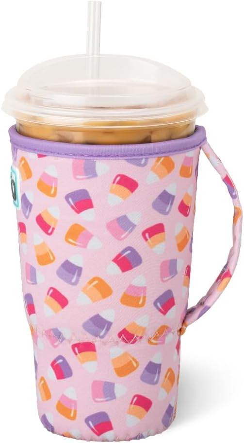 Swig Life Large Iced Cup Coolie, Halloween 22oz Iced Coffee Cup Insulator Sleeve - Image 3