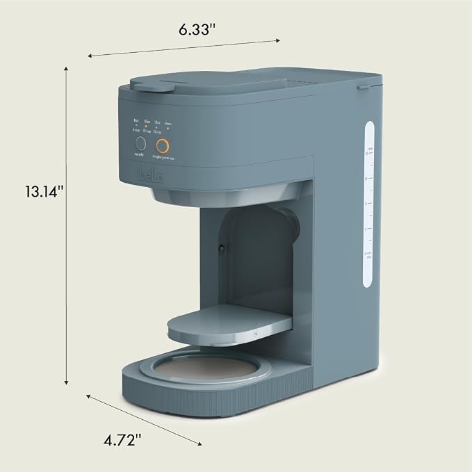 BELLA VersaBrew 2-in1 Coffee Maker, K-Cup compatible, Brew 3 Sizes Carafes & - Image 7