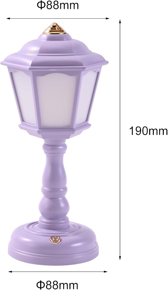 Mini Desk lamp Vintage, LED Desk Lamp Dimmable Table Lamp Reading Lamp - Image 2