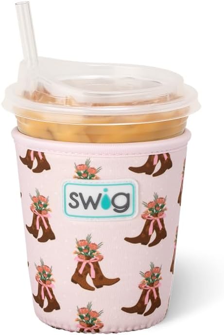 Swig Life Small Iced Cup Coolie, Standard 22oz Iced Coffee Cup Insulator Sleeve by SwigLife