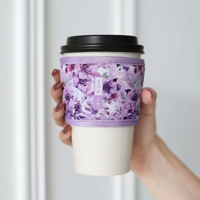 Sok It HotSok Coffee & Tea Reusable Insulated Neoprene Cup Sleeve - Image 2