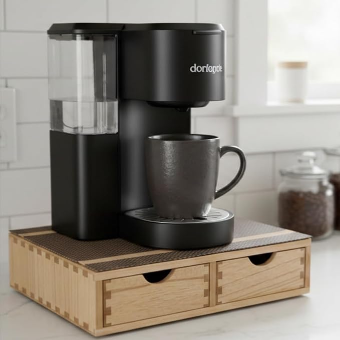 DDYURI Storage Drawer Holder for Capsules Coffee Pod K-cup Organizer /2 Drawers - Image 2