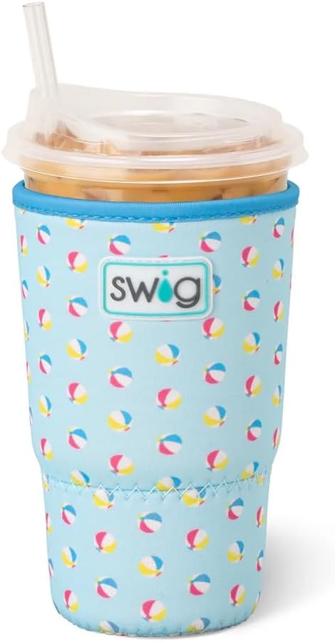 Swig Life Large Iced Cup Coolie, 30-32oz Iced Coffee Cup Insulator Sleeve by SwigLife